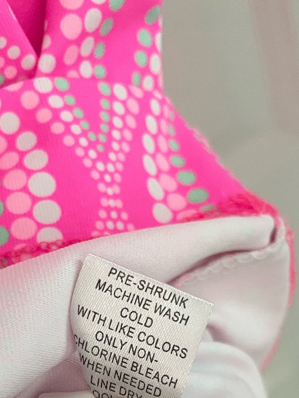 Lulu B UPF50 Cha Cha Sleeve Dress Pink White Print Resortwear Vacation sk16 - Picture 6 of 7
